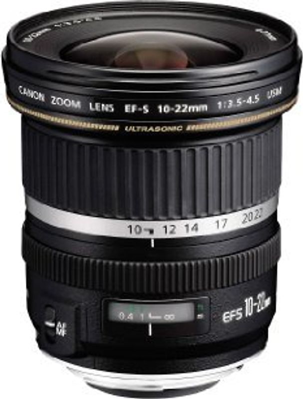 Canon EF-S 10-22 mm F3.5-4.5 USM 77 mm Filtergewinde (Canon EF-S Anschluss) schwarz