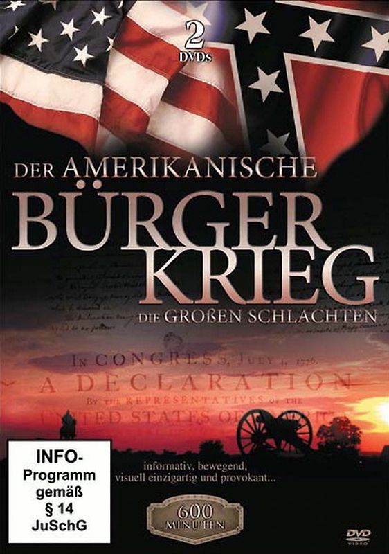 Der amerikanische Bürgerkrieg - Die großen Schlachten (2 DVD's) DVD