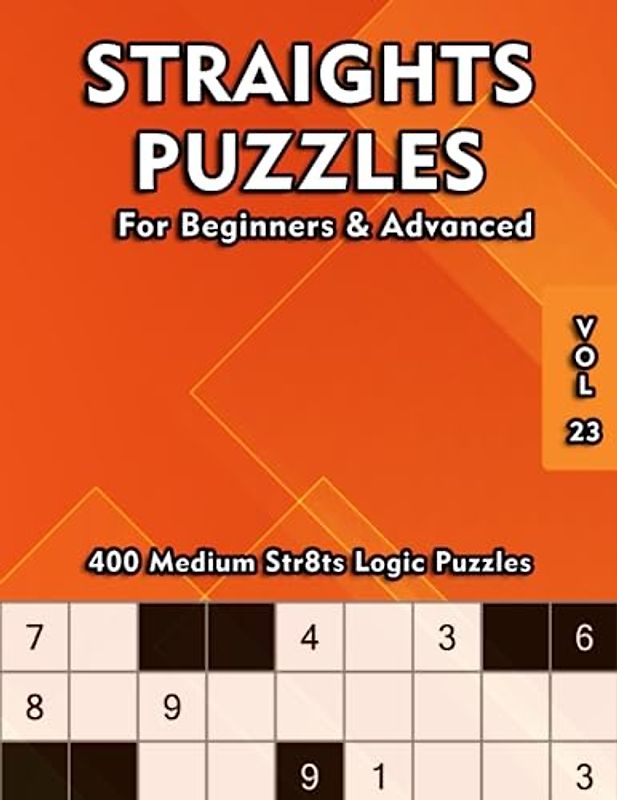 Sudoku Variation Puzzle Book: 400 Straights Puzzles for Adults & Clever Kids