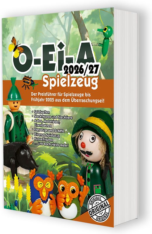 O-Ei-A Spielzeug 2026/27 - Der Preisführer für Spielzeug aus dem Überraschungsei!