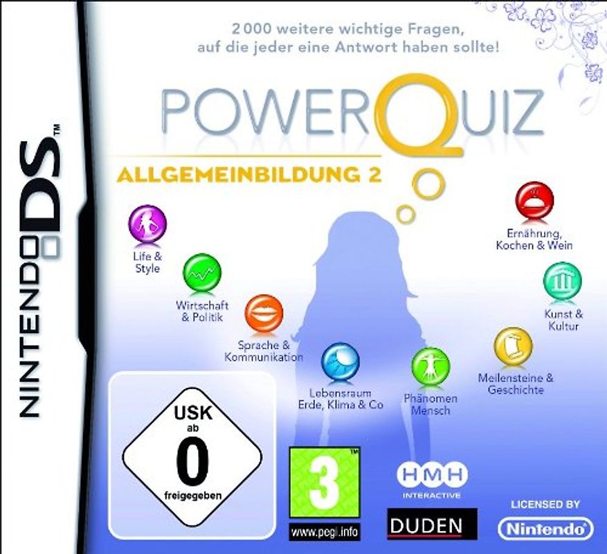 PowerQuiz: Allgemeinbildung 2 Nintendo DS