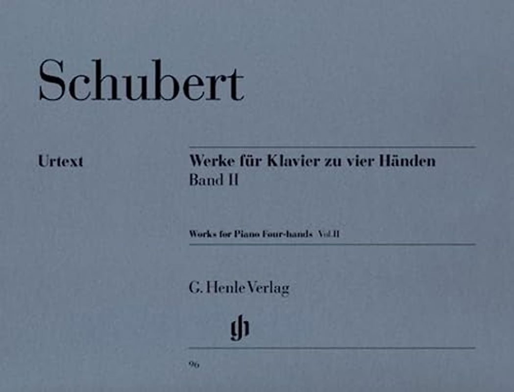 Werke für Klavier zu vier Händen, Band II: Besetzung: Klavier zu vier Händen (G. Henle Urtext-Ausgabe)