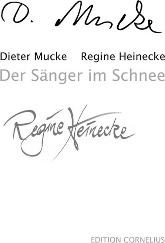 Der Sänger im Schnee