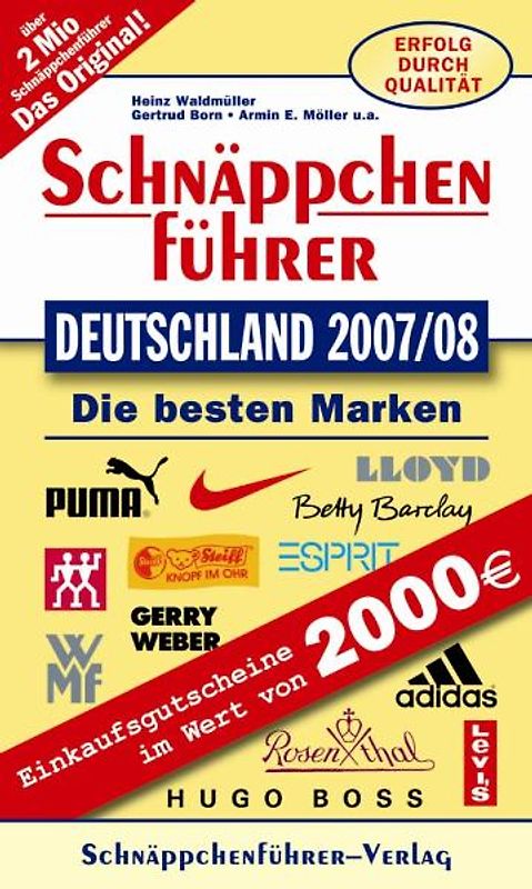 Schnäppchenführer Fabrikverkauf Deutschland 2007 /2008
