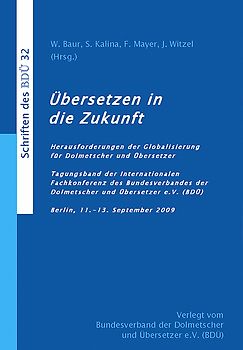 Tagungsband - Übersetzen in die Zukunft