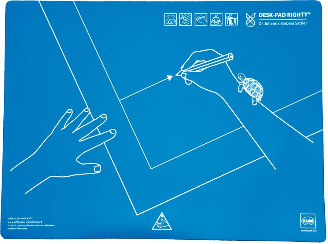 Schreibtisch-Auflage für Rechtshänder - Kunststoff
