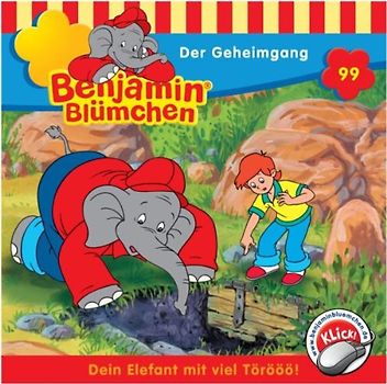 Benjamin Blümchen - Benjamin Blümchen 99. Der Geheimgang. CD.