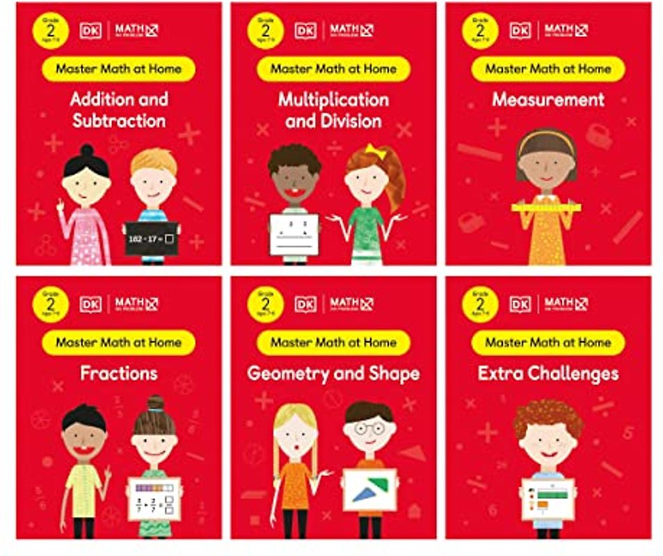 Math - No Problem! Collection of 6 Workbooks, Grade 2 Ages 7-8 (Master Math at Home)