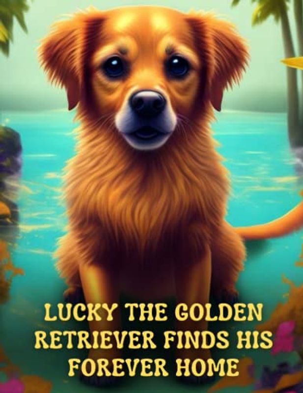 Lucky the Golden Retriever Finds His Forever Home: Short Story for kids about Animal rescue story, Gift for kids age 4-8