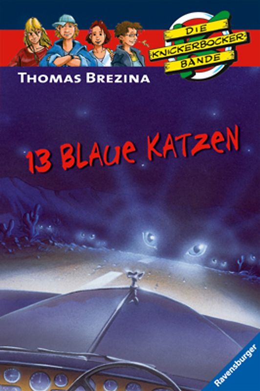13 blaue Katzen