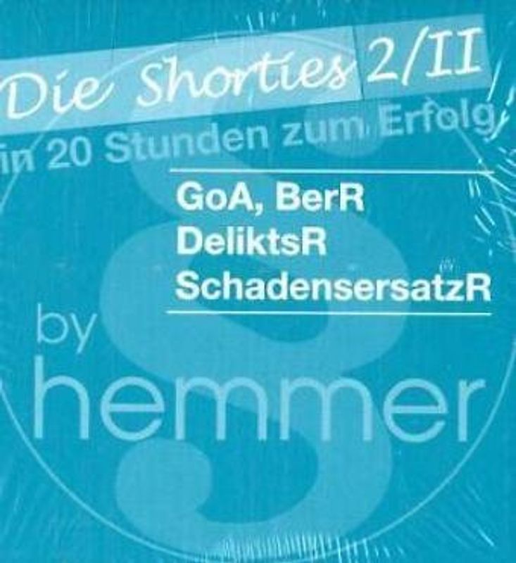 GoA, BerR, DeliktsR, SchadensersatzR