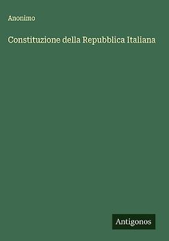 Constituzione della Repubblica Italiana