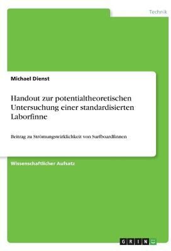 Handout zur potentialtheoretischen Untersuchung einer standardisierten Laborfinne