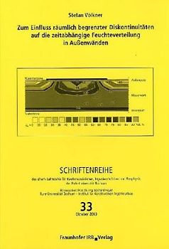 Zum Einfluss räumlich begrenzter Diskontinuitäten auf die zeitabhängige Feuchteverteilung in Außenwnänden.