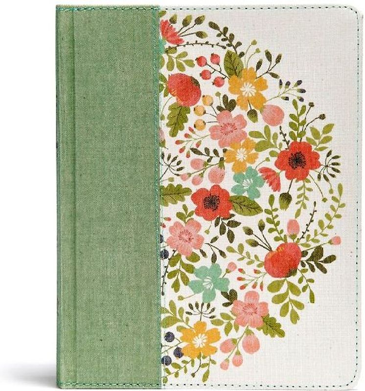 CSB Notetaking Bible, Sage Cloth Over Board