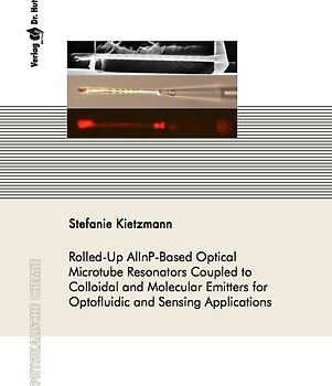 Rolled-Up AlInP-Based Optical Microtube Resonators Coupled to Colloidal and Molecular Emitters for Optofluidic and Sensing Applications