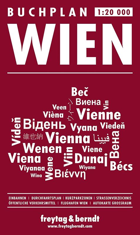 Wien, Buchplan 1:20.000