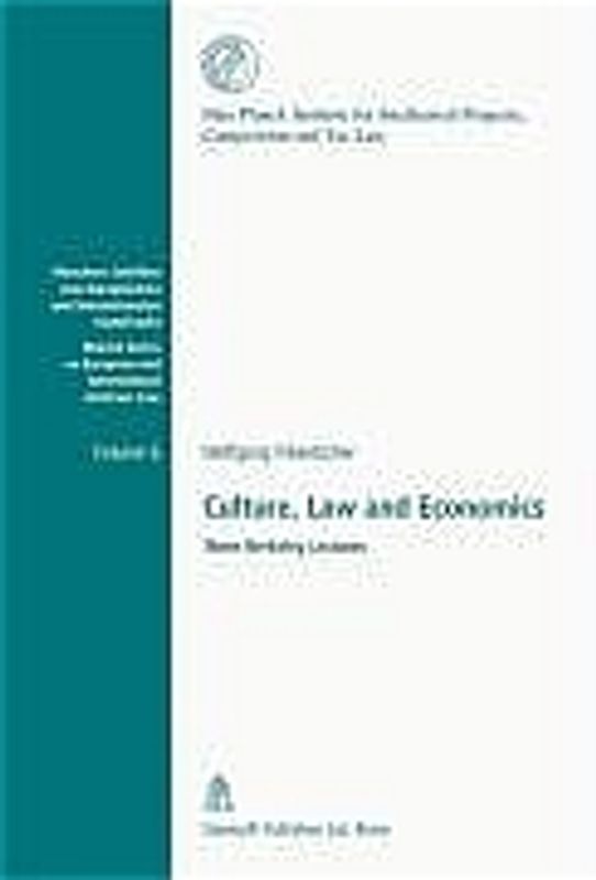 Culture, Law and Economics