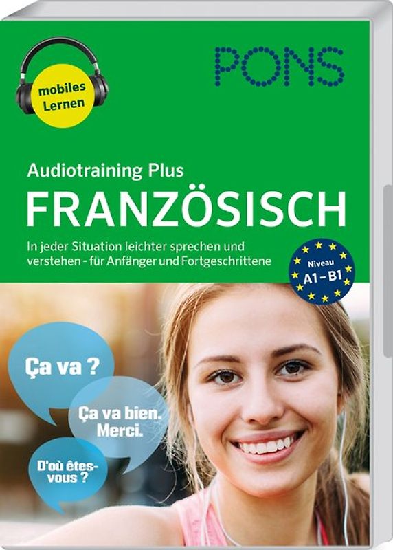 PONS Audiotraining Plus Französisch. In jeder Situation leichter sprechen und verstehen – für Anfänger und Fortgeschrittene