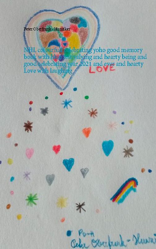 NHL colourfull celebrating yoho good memory book with blue festivalying and hearty being and good celebrating year 2021 and ever and hearty Love with laughing