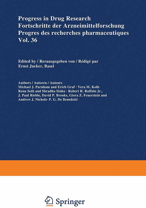 Progress in Drug Research / Fortschritte der Arzneimittelforschung / Progrès des recherches pharmaceutiques