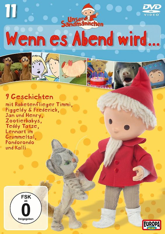 Unser Sandmännchen Folge 11 - Wenn es Abend wird DVD