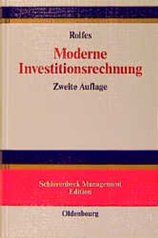 Moderne Investitionsrechnung