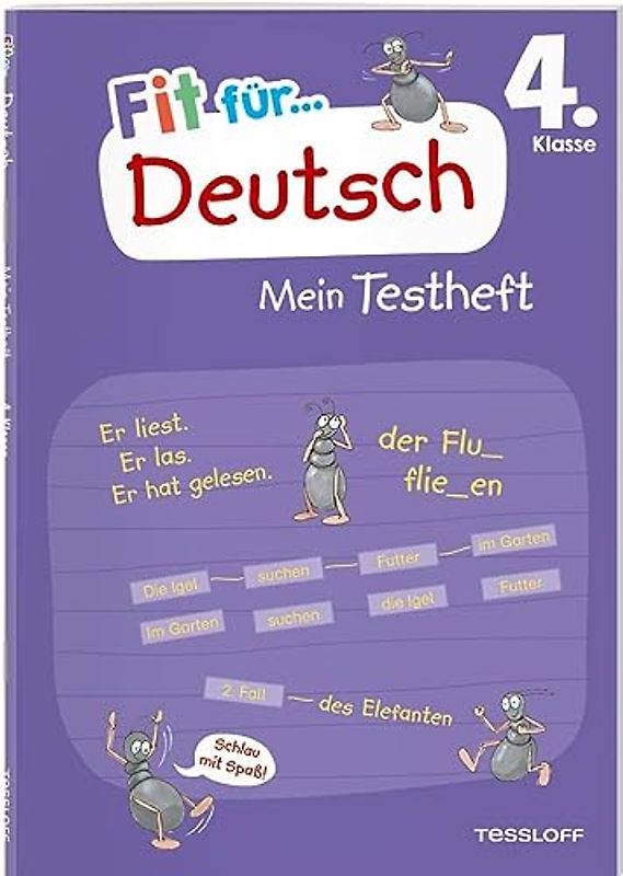 Fit für Deutsch 4. Klasse. Mein Testheft: Wissen testen in Rechtschreibung und Grammatik (Fit für die Schule Mein Testheft)