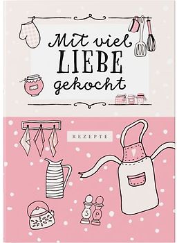 Rezeptbuch zum Selberschreiben in rosa