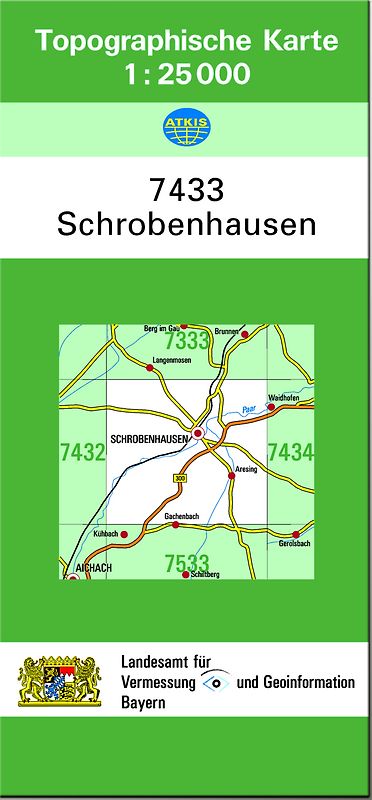TK25 7433 Schrobenhausen