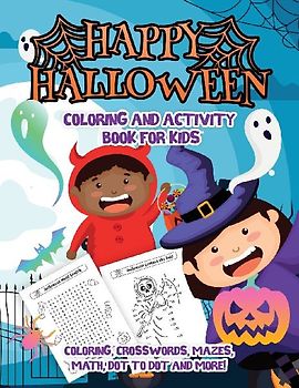 Coloring and Activity Workbook - Halloween Edition