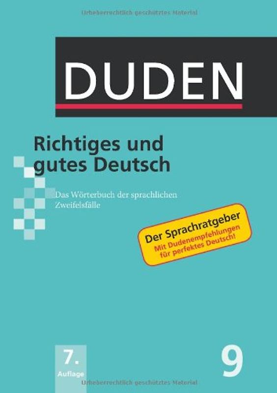 Richtiges und gutes Deutsch