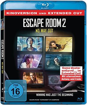 Escape Room 2: No Way Out (Extended Cut) Blu-ray Disc