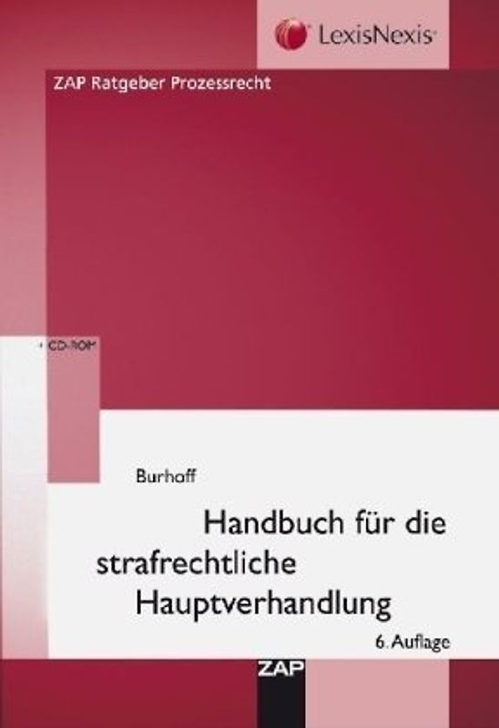 Handbuch für die strafrechtliche Hauptverhandlung