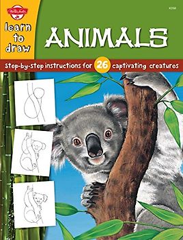 Animals: Step-by-step instructions for 26 captivating creatures (Draw & Color Series)