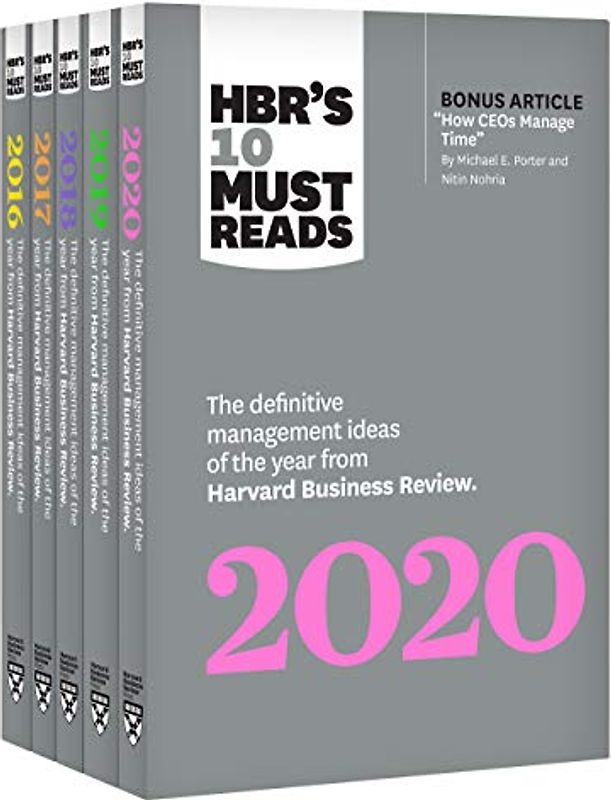 5 Years of Must Reads from HBR: 2020 Edition (5 Books)