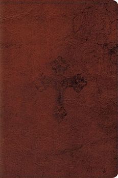 ESV Compact Bible (Trutone, Walnut, Weathered Cross Design)