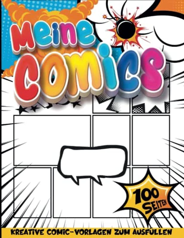 Zeichnen Lernen Comic Kreativbuch: Comic-Kinder Handwerk | Kreative Lernbücher Für Kinder Ab 4 Jahren | Komics Bücher
