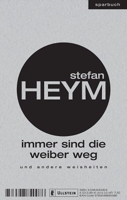 Immer sind die Weiber weg