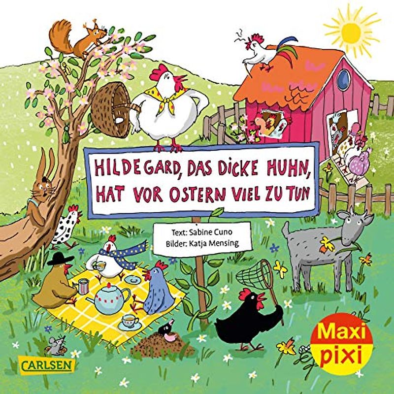 Maxi Pixi 346: VE 5: Hildegard das dicke Huhn, hat vor Ostern viel zu tun (5x1 Exemplar) (346)