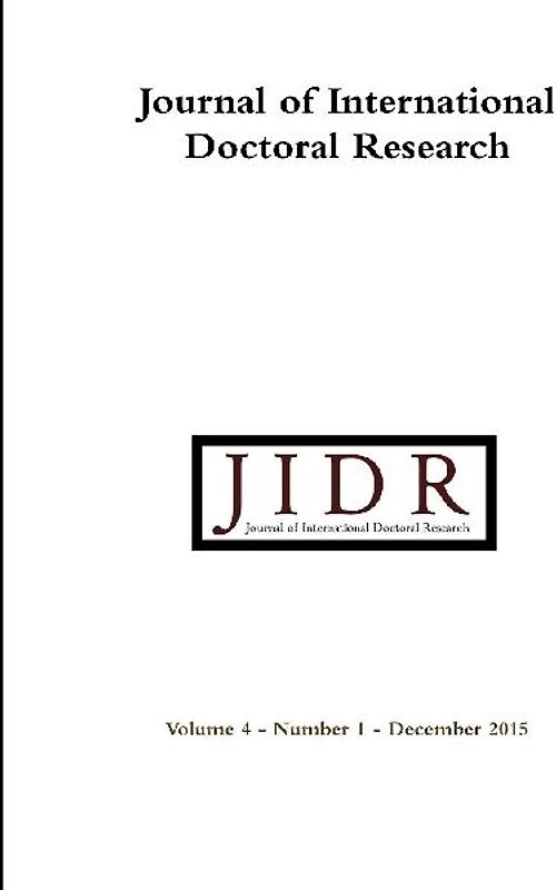 Journal of International Doctoral Research (JIDR) Volume 4, Number 1, December 2015