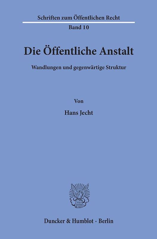 Die Öffentliche Anstalt.