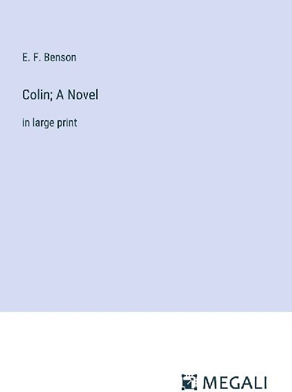Colin; A Novel