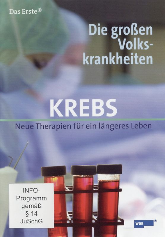 Krebs - Neue Therapien für ein längeres Leben (Reihe: Die großen Volkskrankheiten) 1 DVD, Länge: ca. 45 Minuten DVD