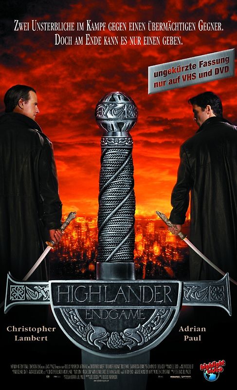 Highlander 4: Endgame DVD