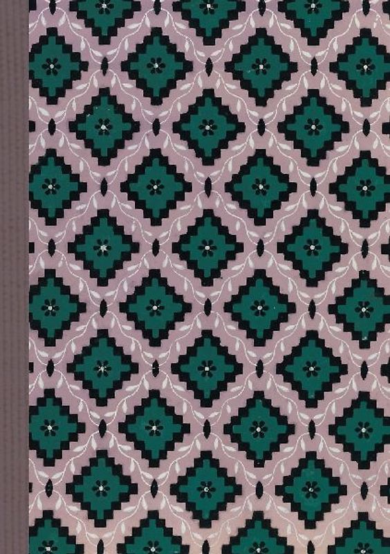 Carnet Blanc, Motif Losanges, Papier Peint 18e