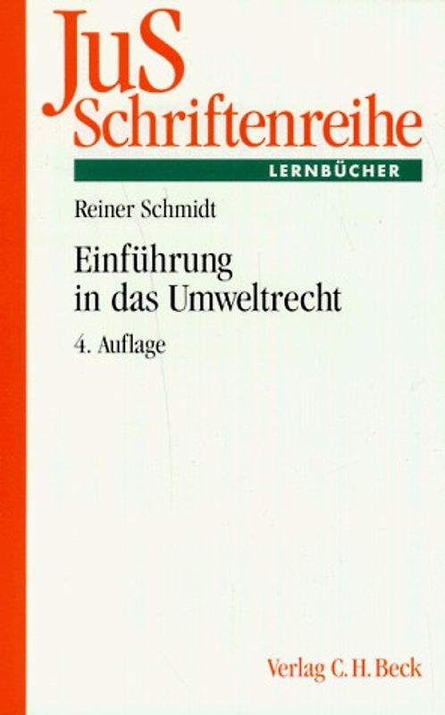Einführung in das Umweltrecht