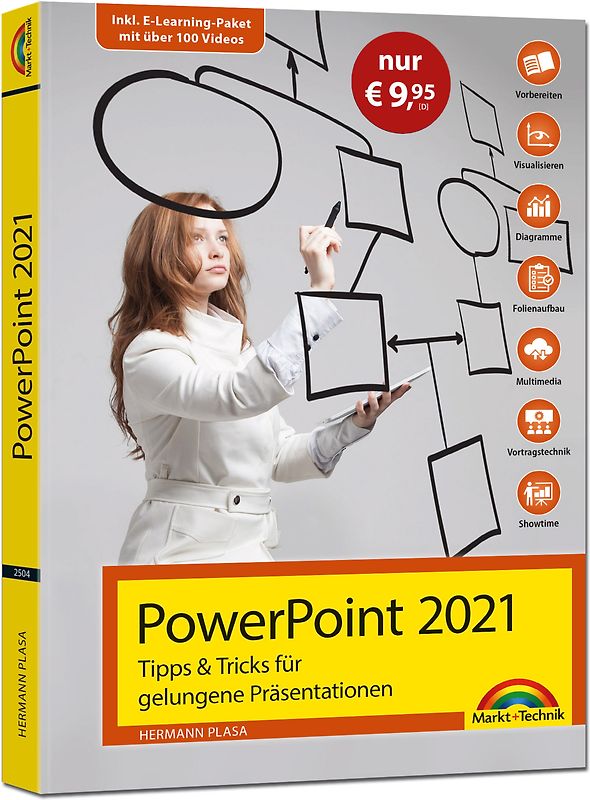 PowerPoint 2021 Tipps und Tricks für gelungene Präsentationen und Vorträge. Komplett in Farbe
