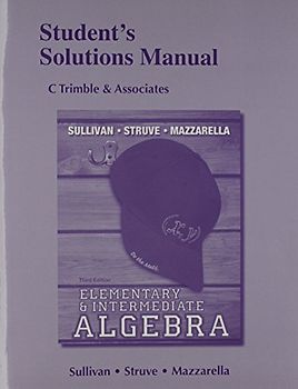 Student Solutions Manual for Elementary & Intermediate Algebra: Stud Solu Manu Elem SSP_3