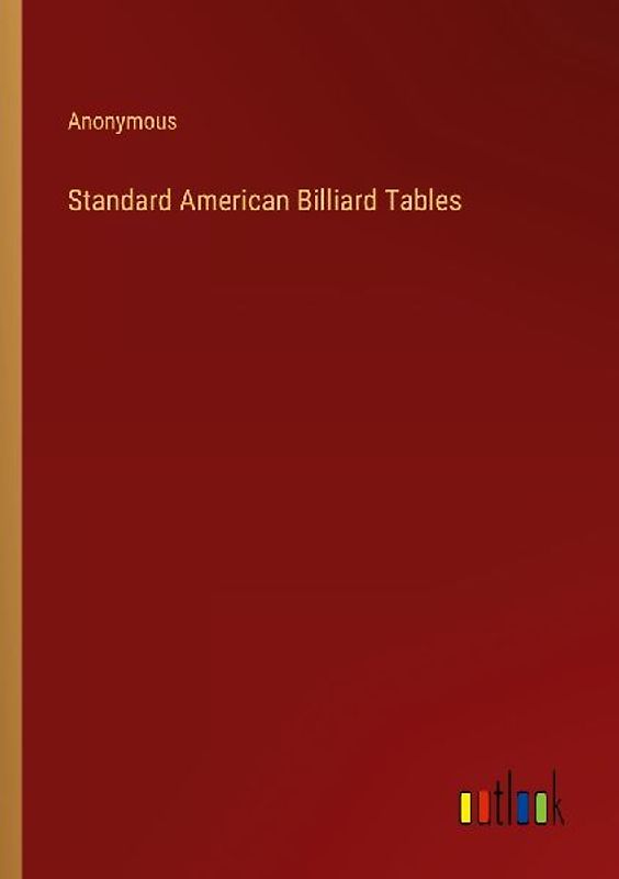 Standard American Billiard Tables